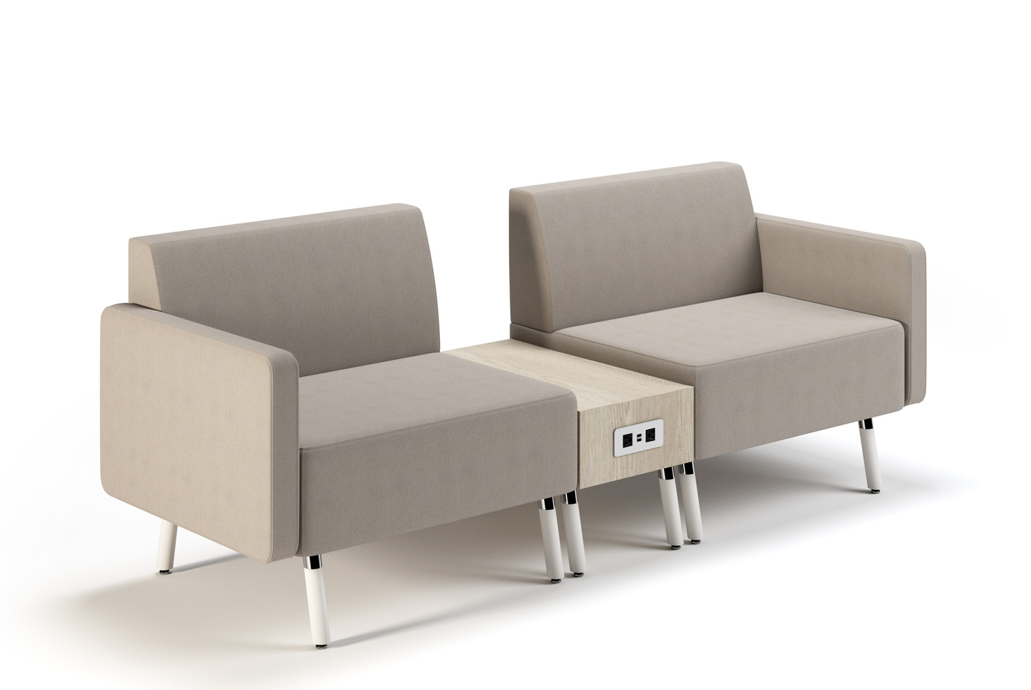 Treno Online Table with Laguna 2 Seat Modular